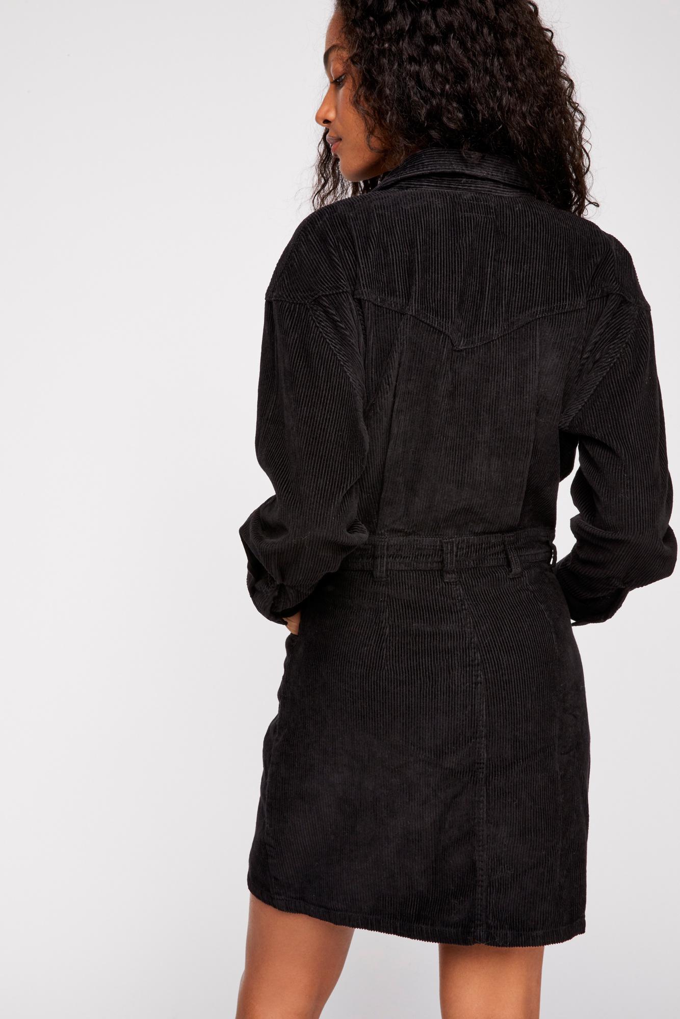 cord western dress