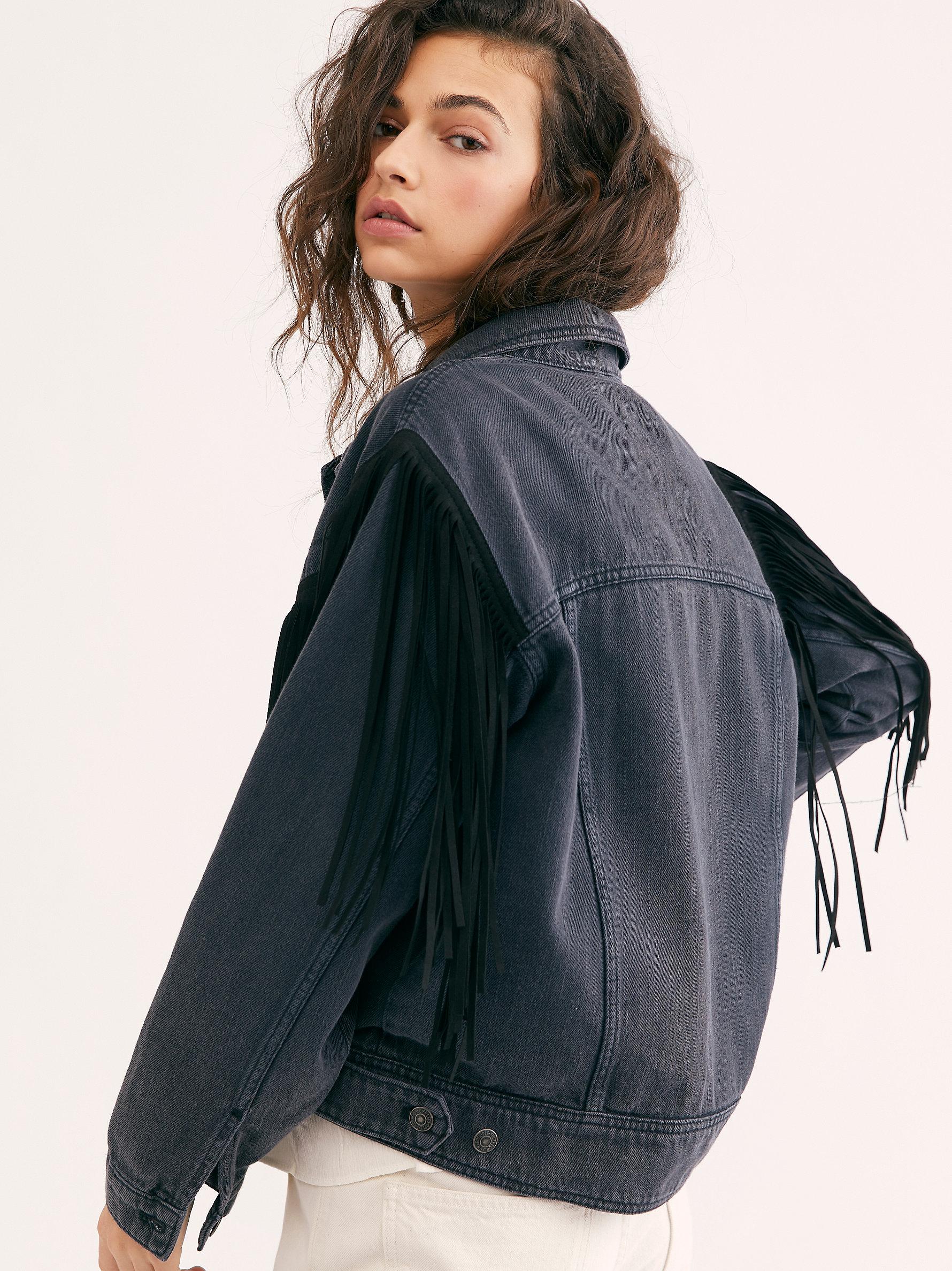 Fringe Denim Jacket 