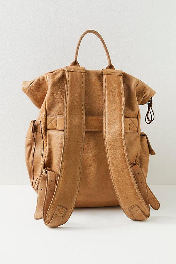 Free People Brigade Leather Backpack in Brown | Lyst display picture 1
