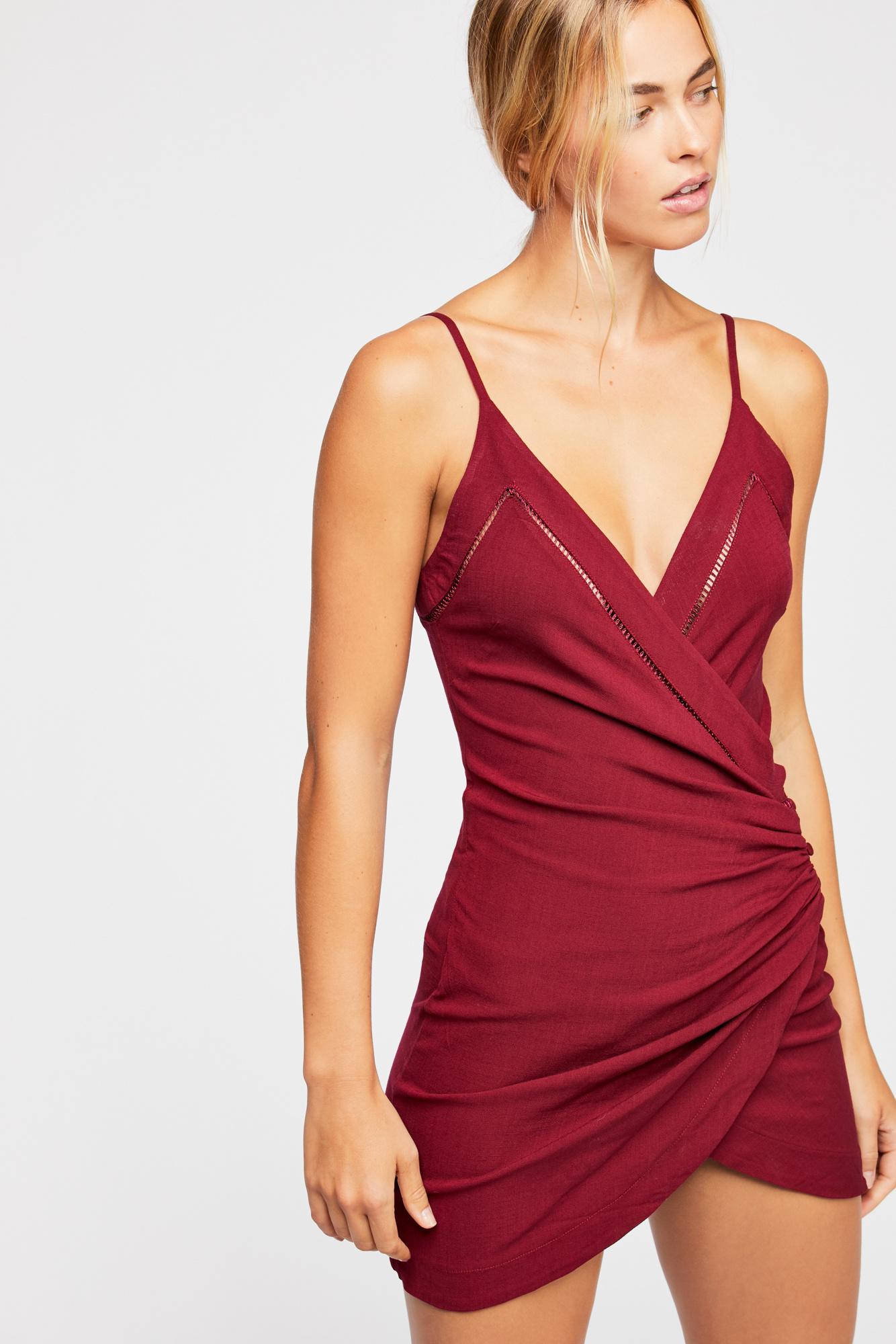 Free People Synthetic Dylan Mini Slip ...