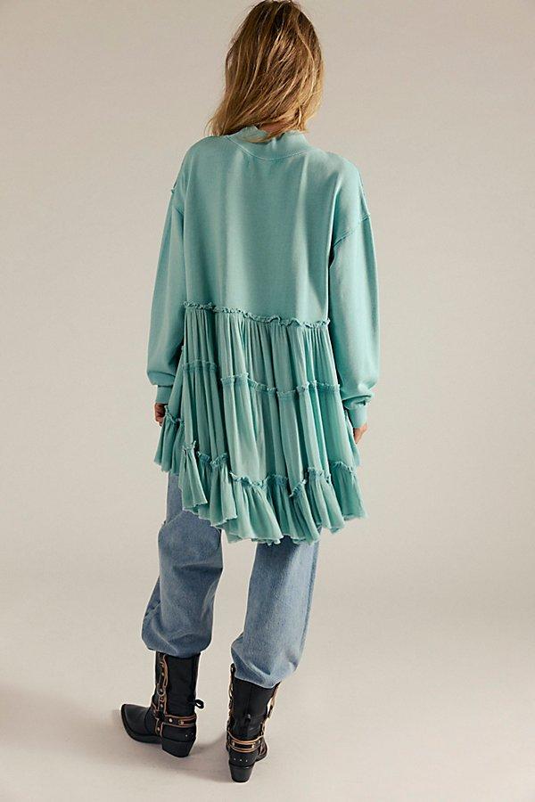 Free People Pixie Sweatshirt in Green Lyst UK
