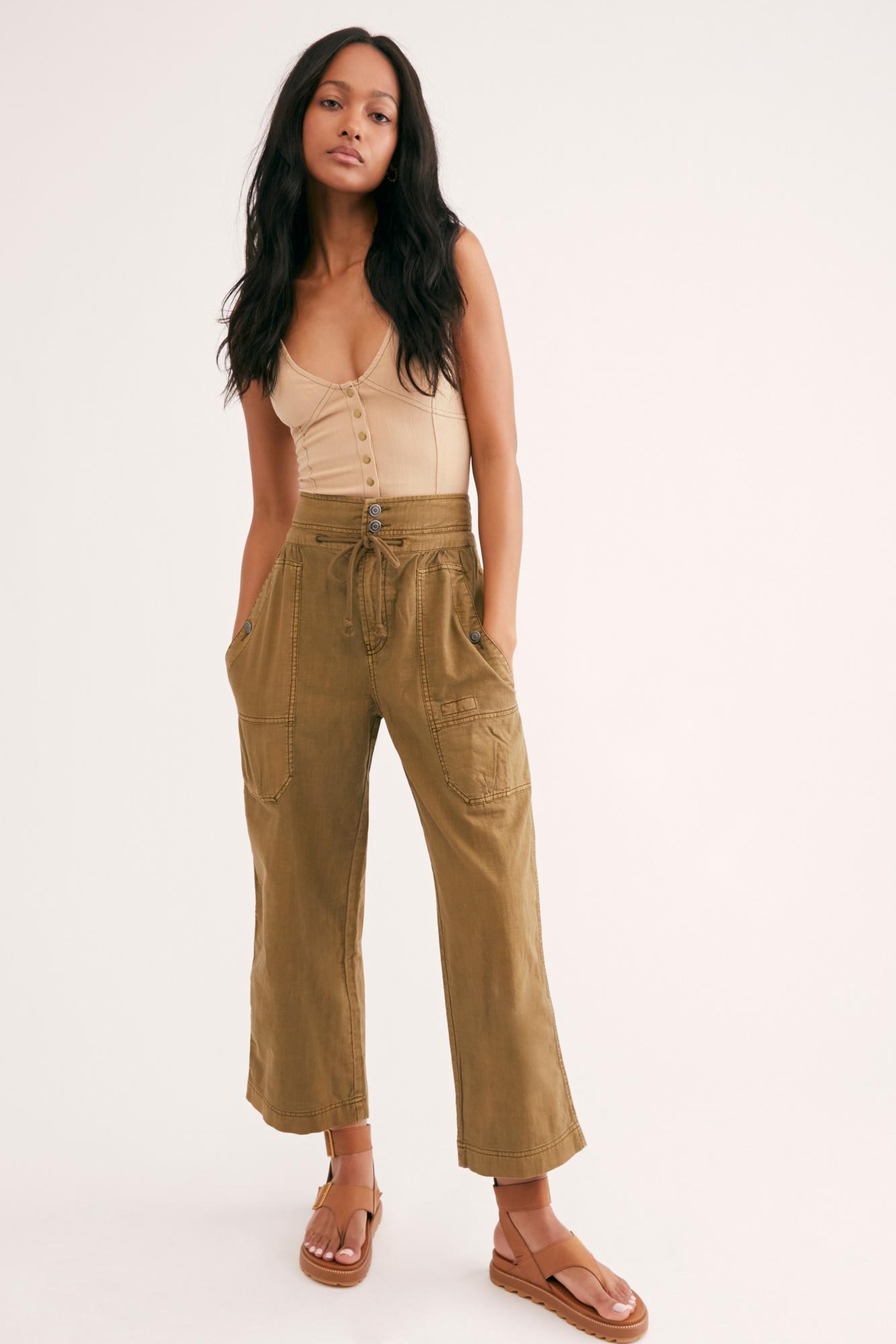 Free People Mohave Safari Trousers | Lyst