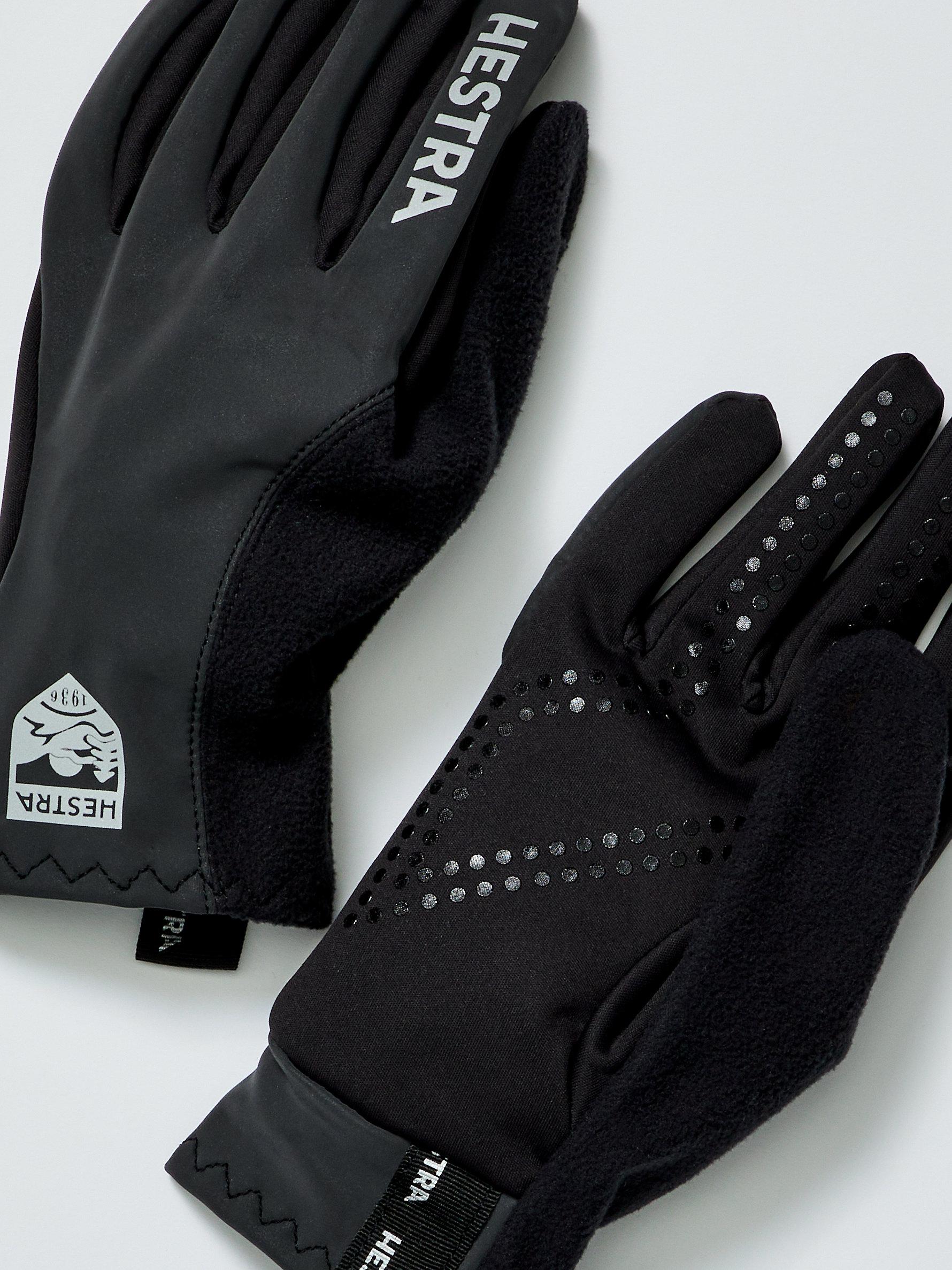 Free People Hestra Runners Gloves in Black | Lyst