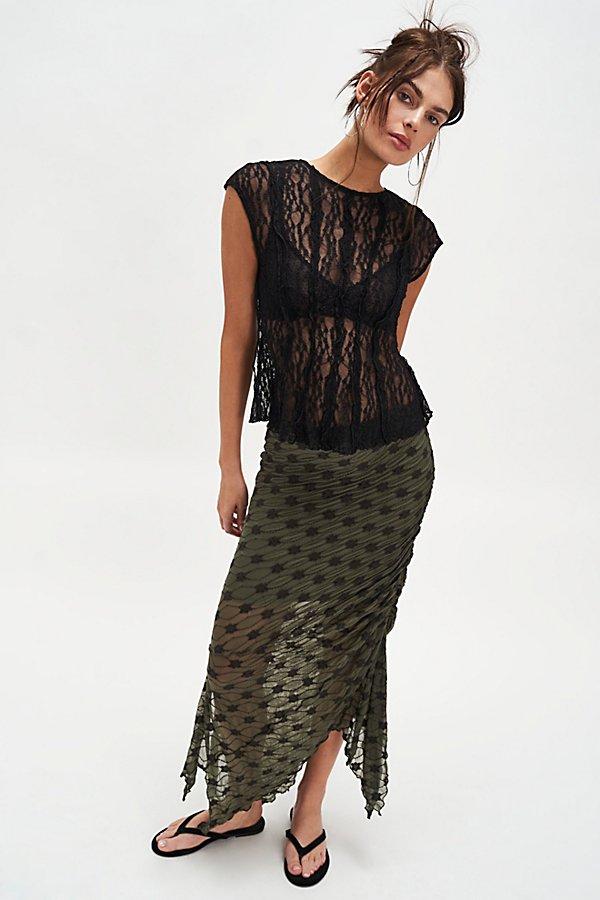 Free People Rimone Lace Top in Black | Lyst