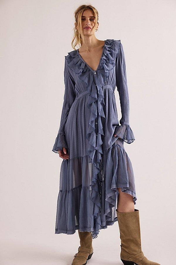self portrait tiered midi dress Tiered Midi Dress