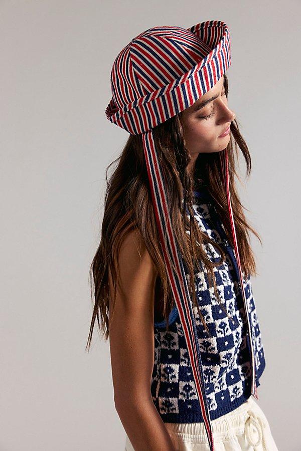 Free People Striped Sailor Bucket Hat | Lyst display picture 1