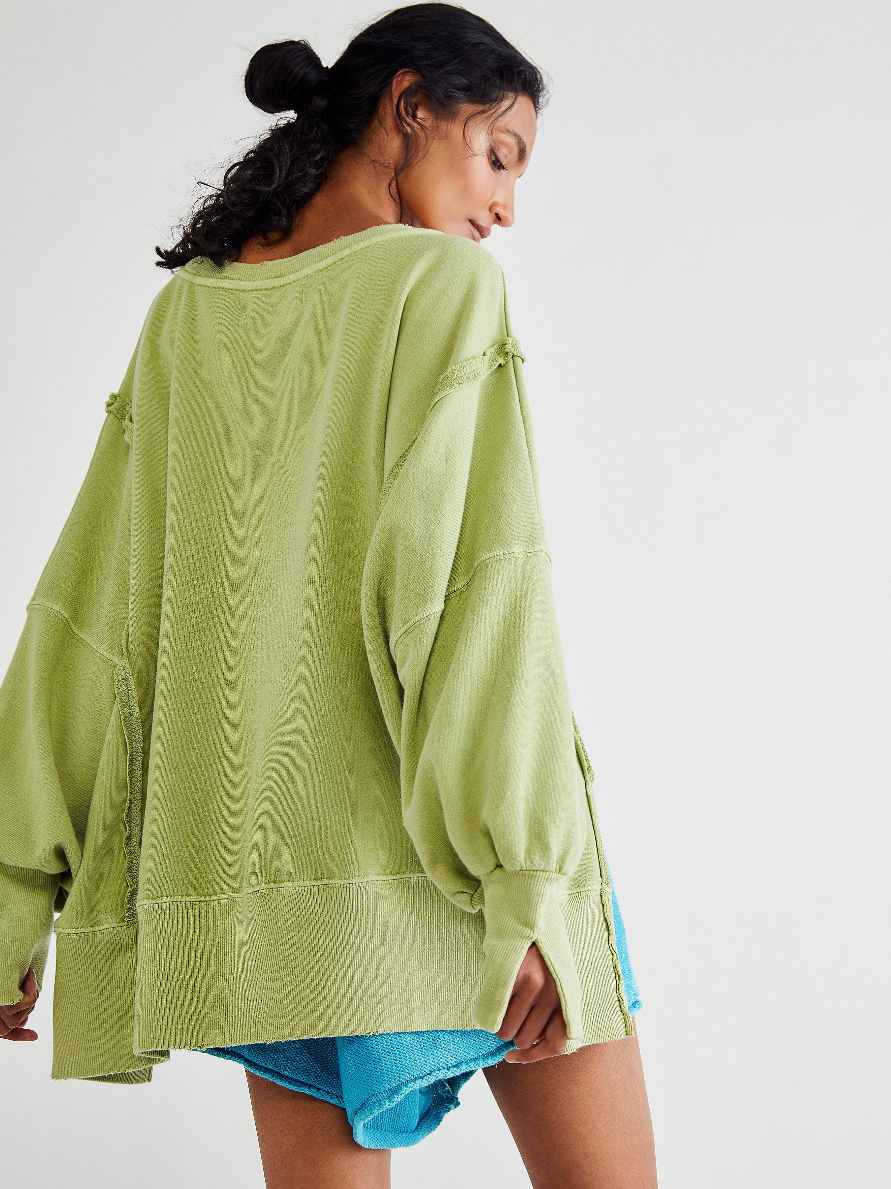 Free People Camden Pullover in Green | Lyst