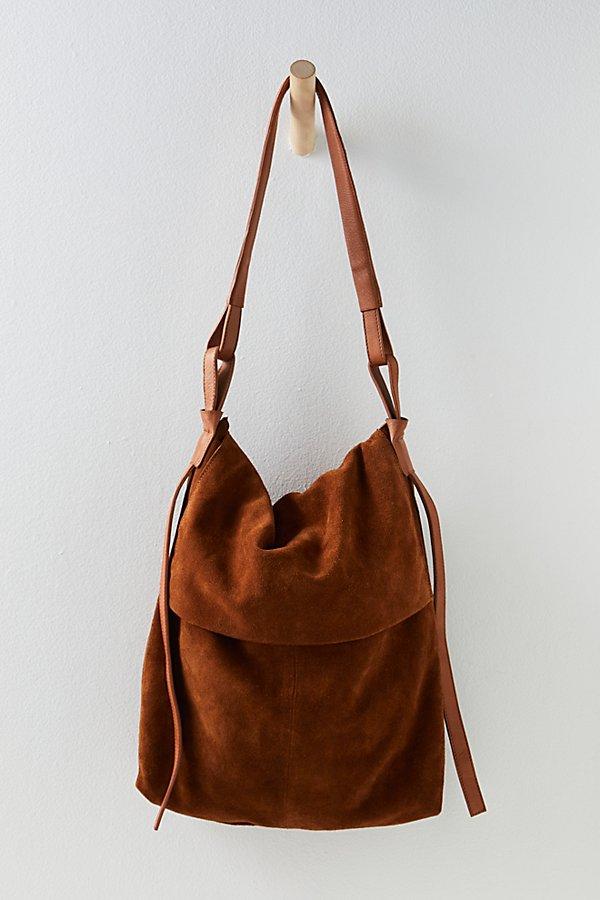 Women's Slouchy Suede Leather Tote Bag