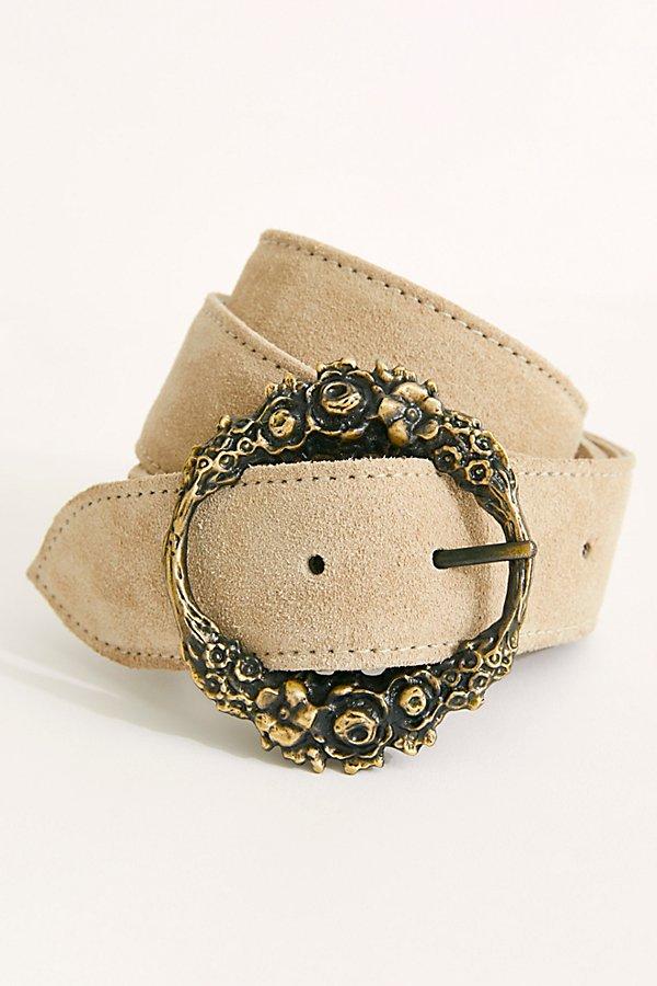 Free People Sabine Suede Belt in Natural | Lyst display picture 1