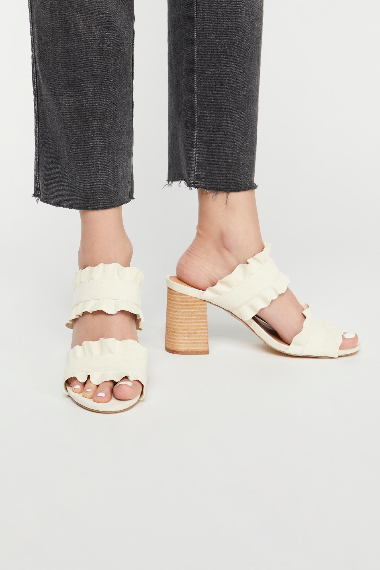 free people rosie ruffle heel