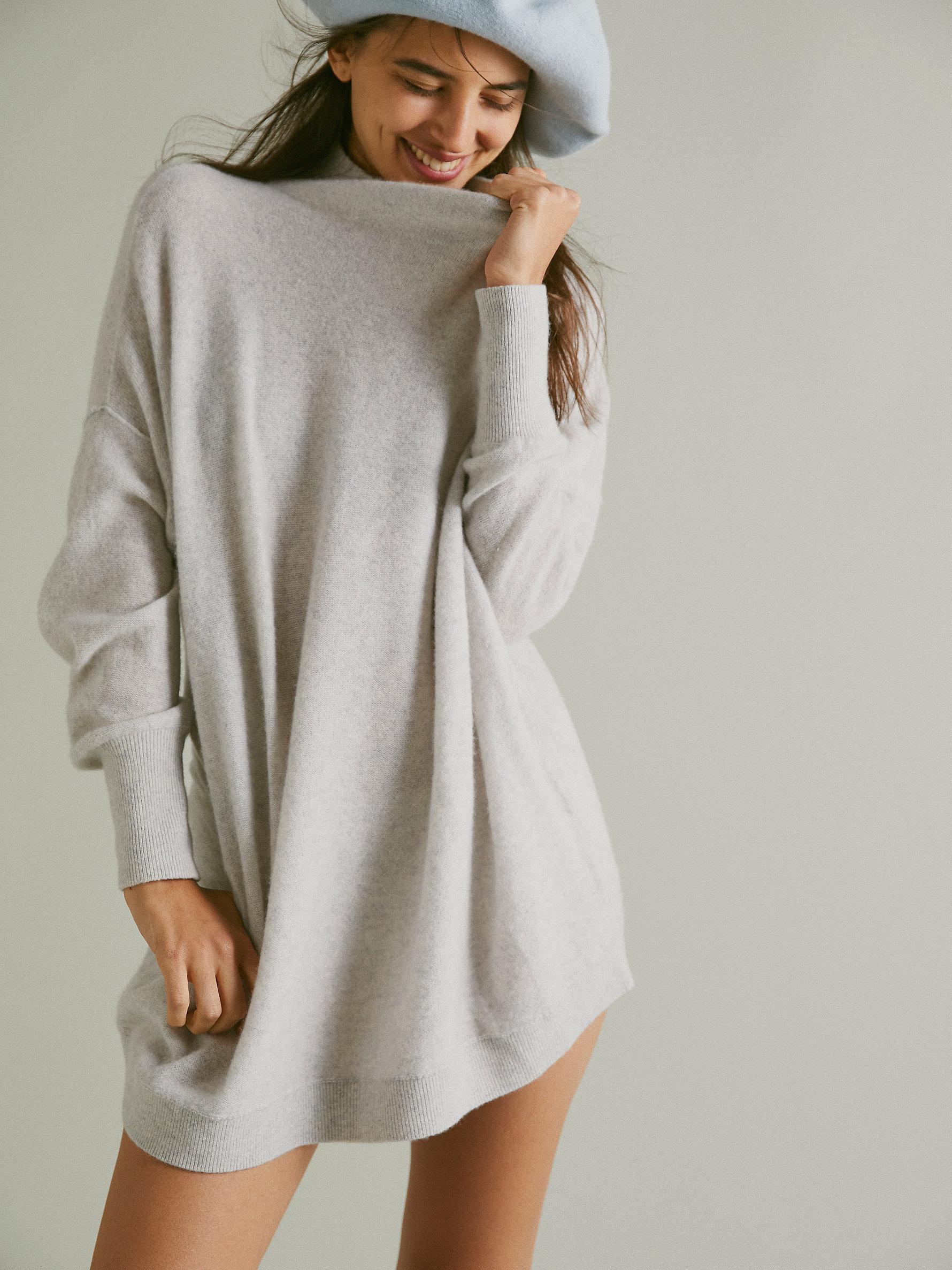 Free People Ottoman Cashmere Tunic in Gray | Lyst