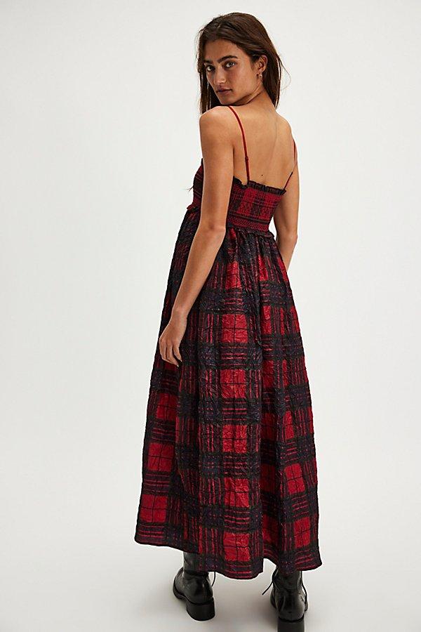 Free People Holly Plaid Maxi Dress | Lyst