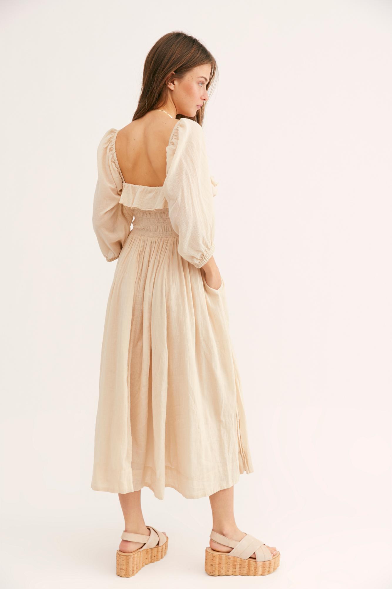 oasis linen dress
