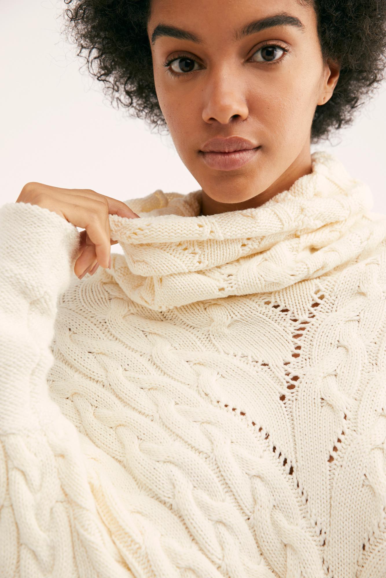free people for the love of cables sweater dress