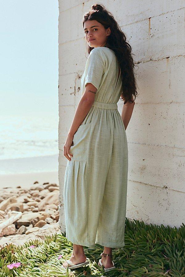 FreePeople ワンピース NEW FREE PEOPLE FP BEACH Sz L LET'S CHILL ONE PIECE JUMPSUIT