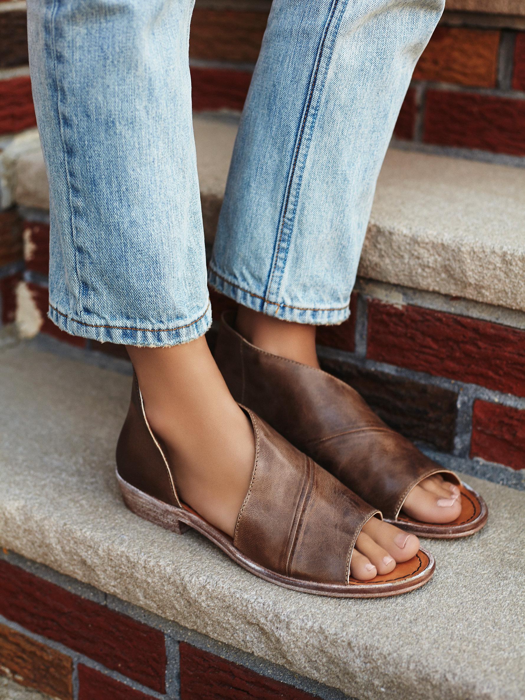 Free People Mont Blanc Sandals in Brown | Lyst