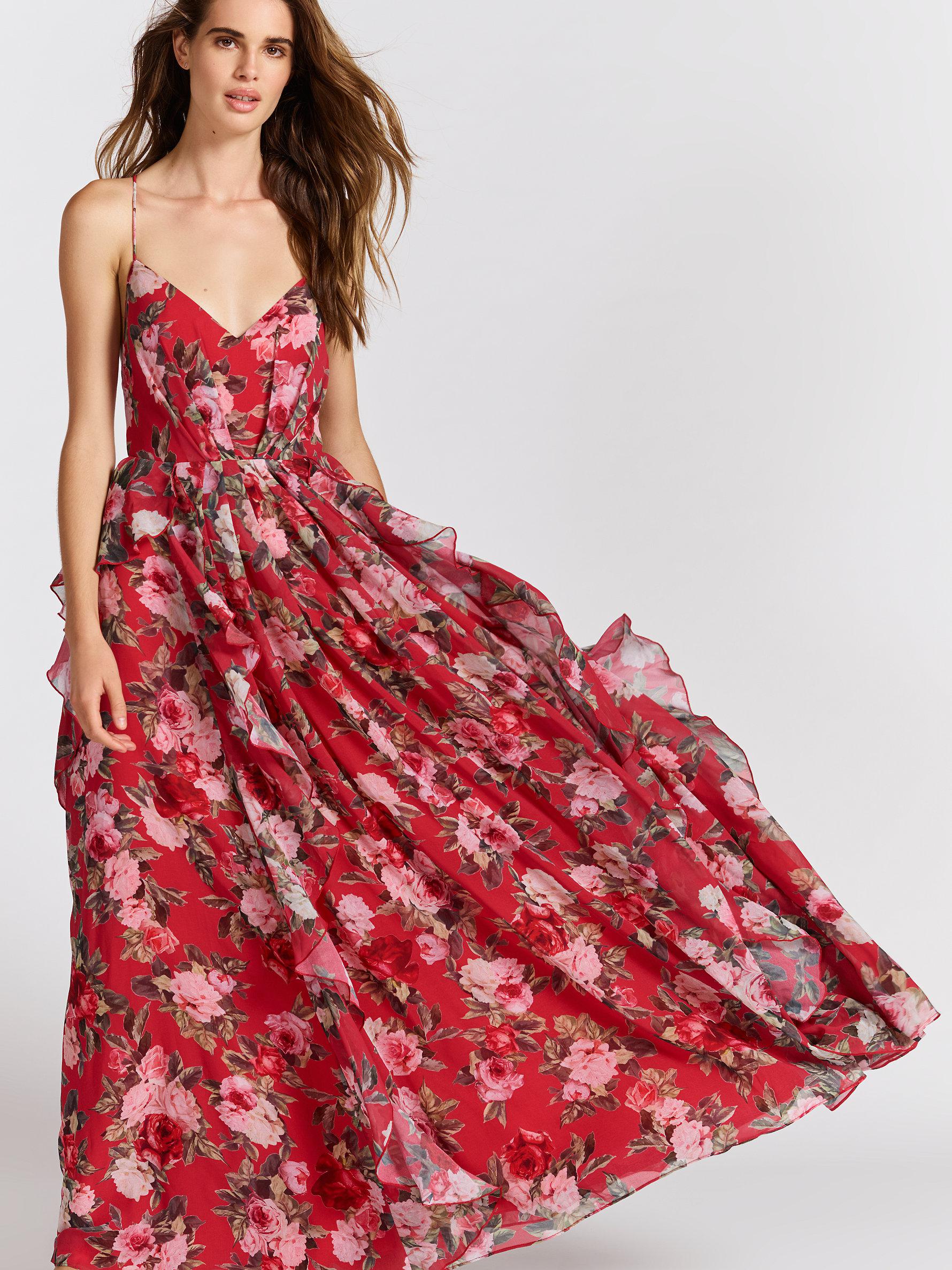 free people red maxi