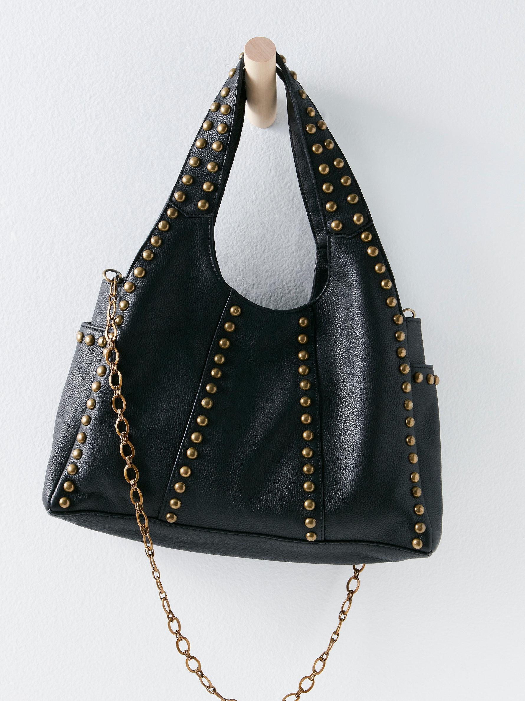 Free People Moxie Studded Clutch Bag in Black Lyst