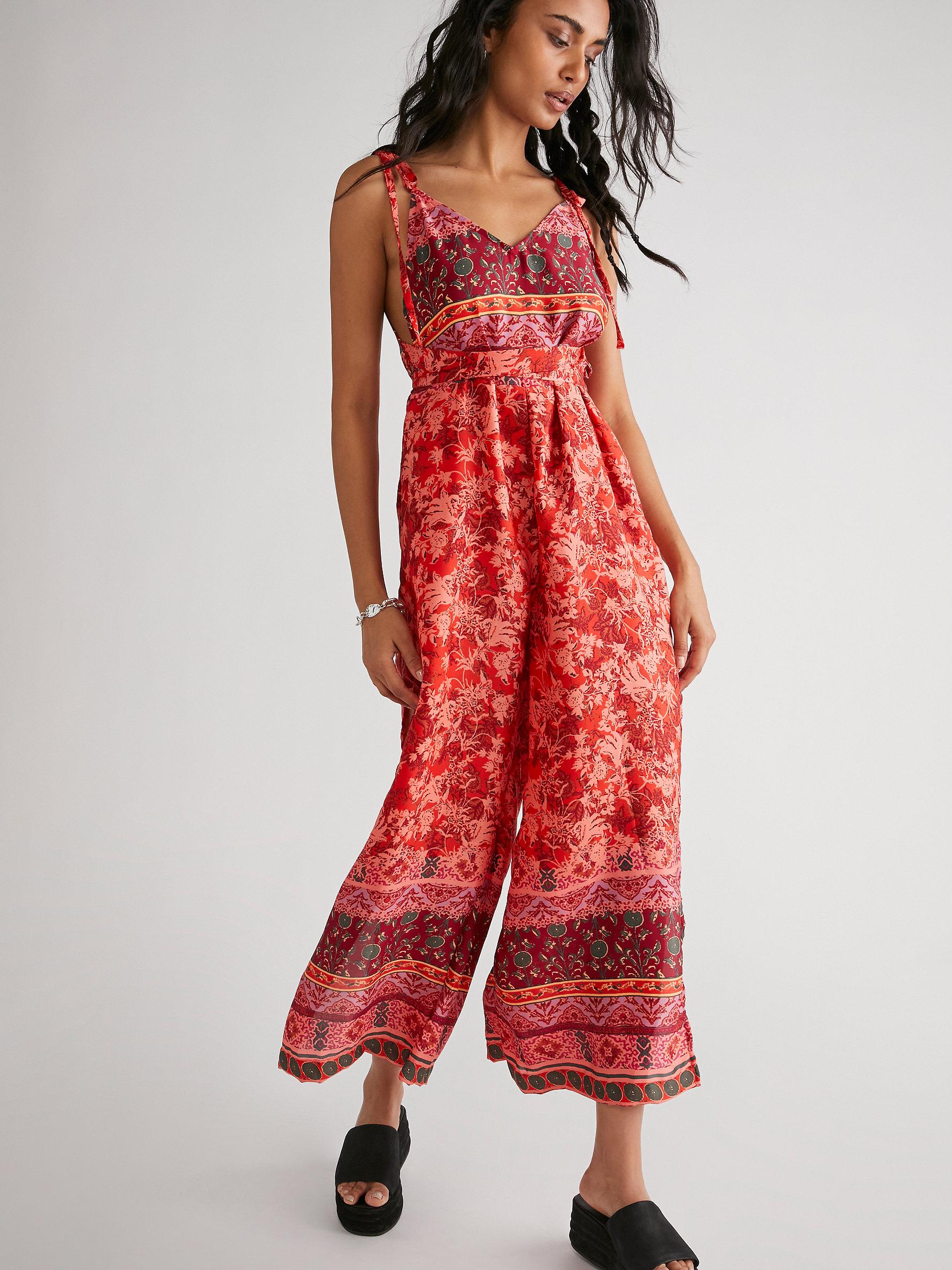 free people cabbage rose jumpsuit