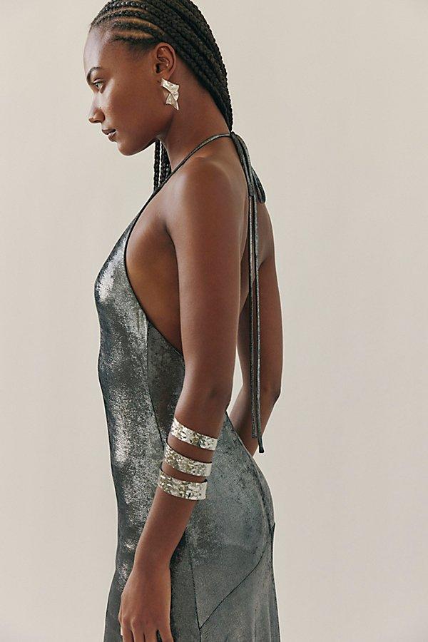 Hansen Gretel Hansen Gretel Kitty Slip Dress By in Gray Lyst