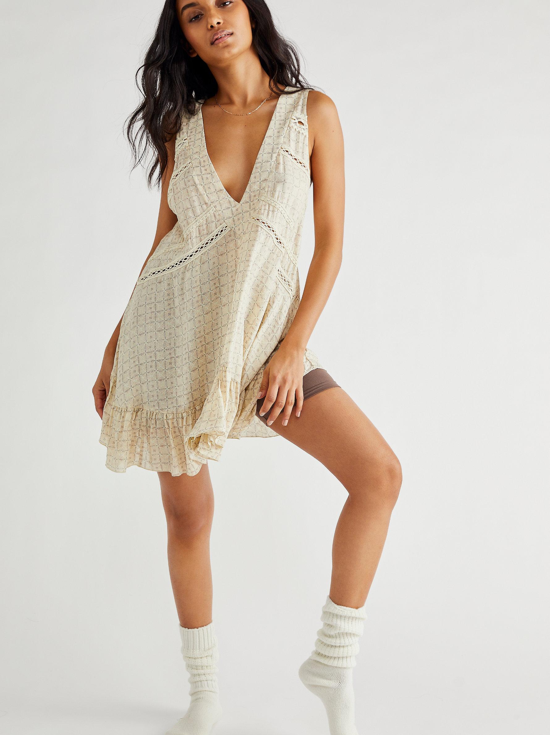 Free People Let It Happen Mini Slip | Lyst