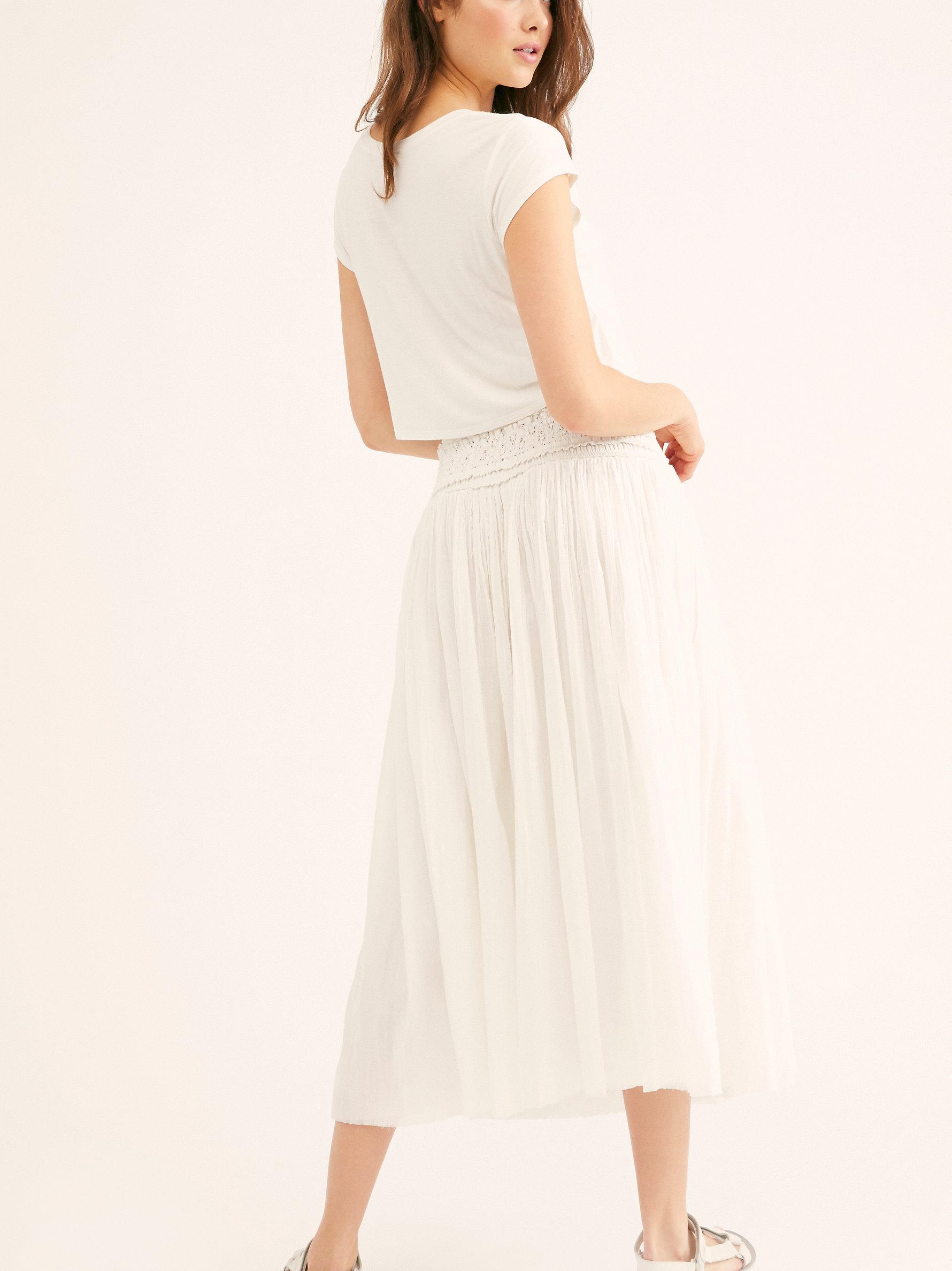Cotton Ravenna Maxi Skirt By Fp One 