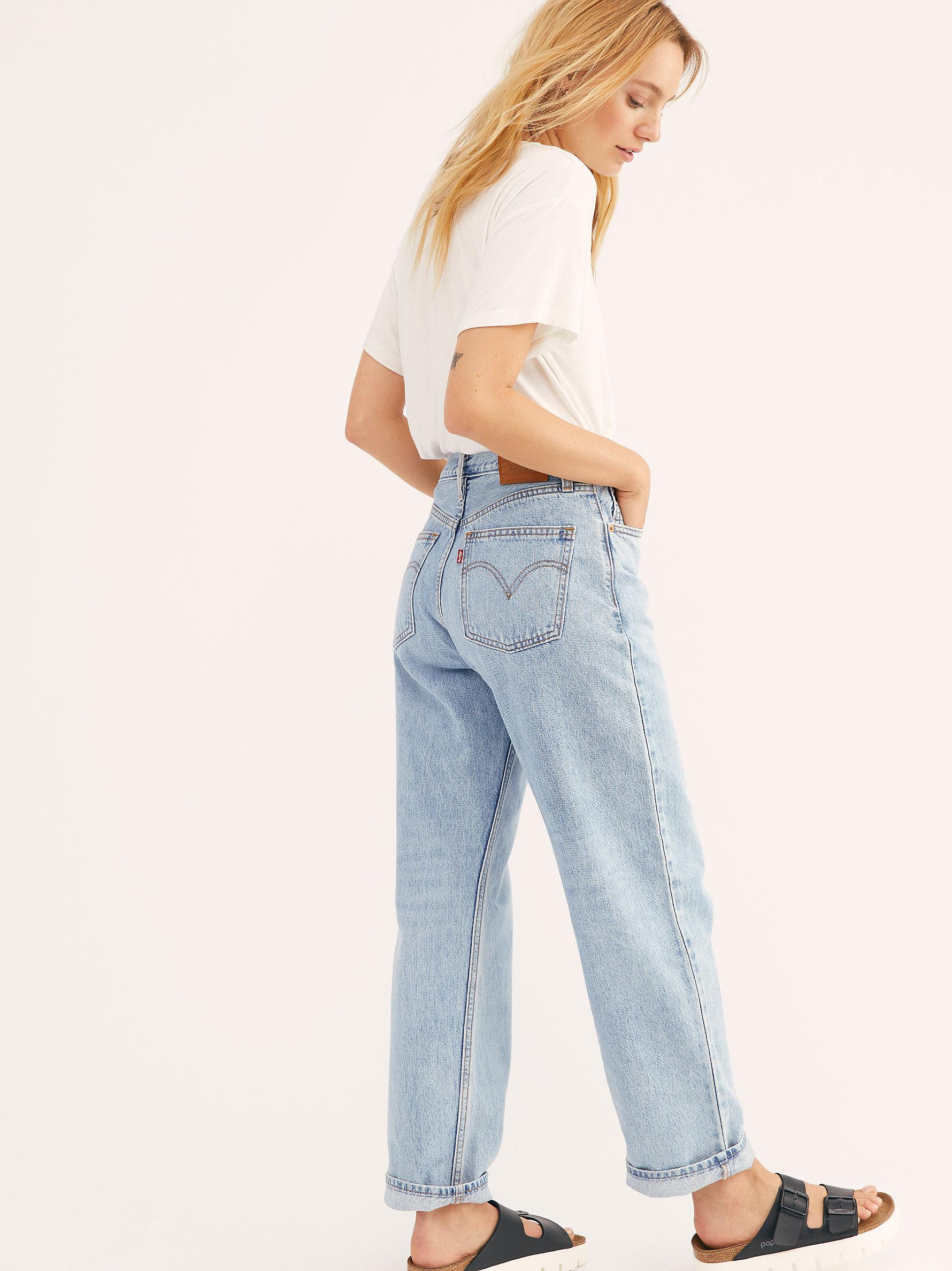 Free People Levi's Dad Jean in Blue | Lyst