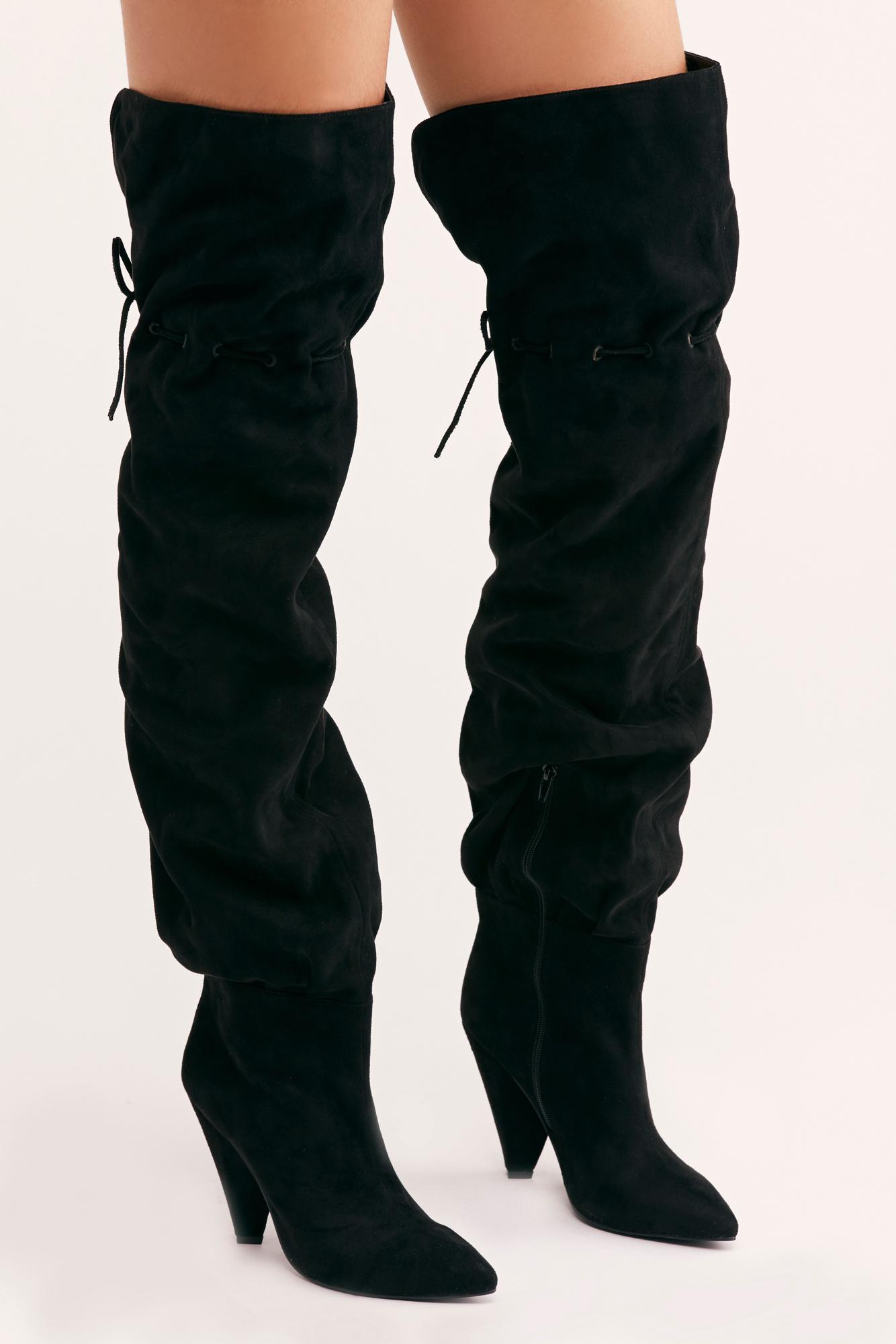 free people thigh high boots