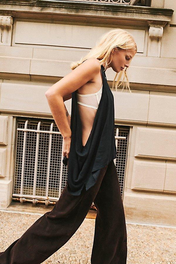 Free People Ari Tank Top in Black | Lyst