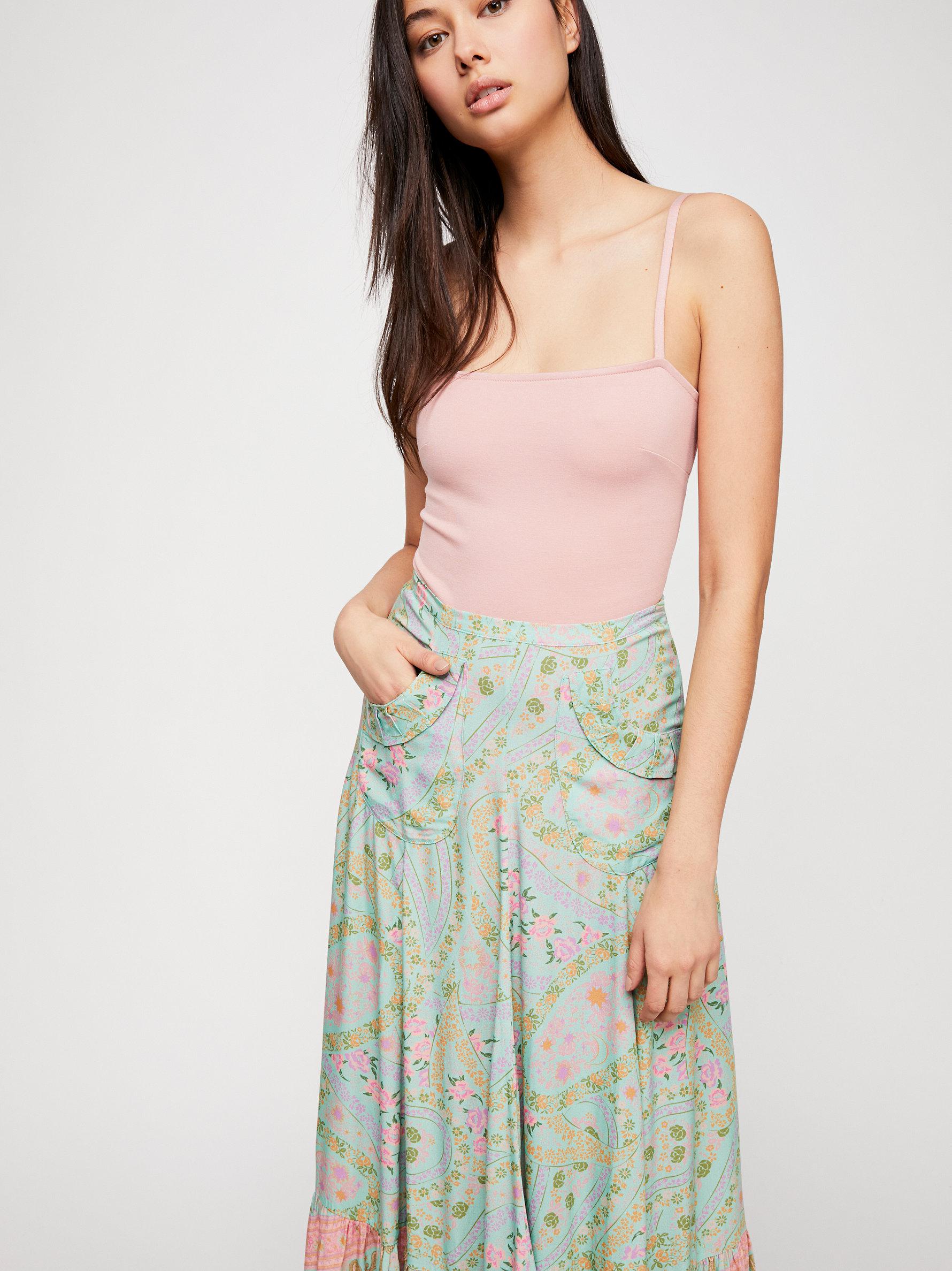 city lights maxi skirt