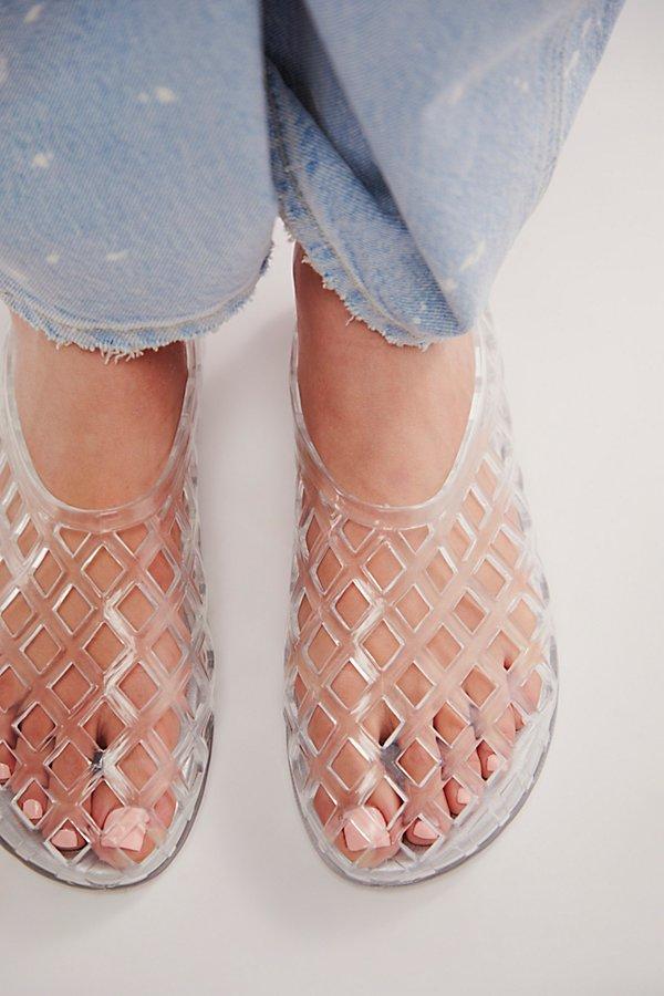 Jeffrey Campbell Jamie Jelly Flats in Blue Lyst UK