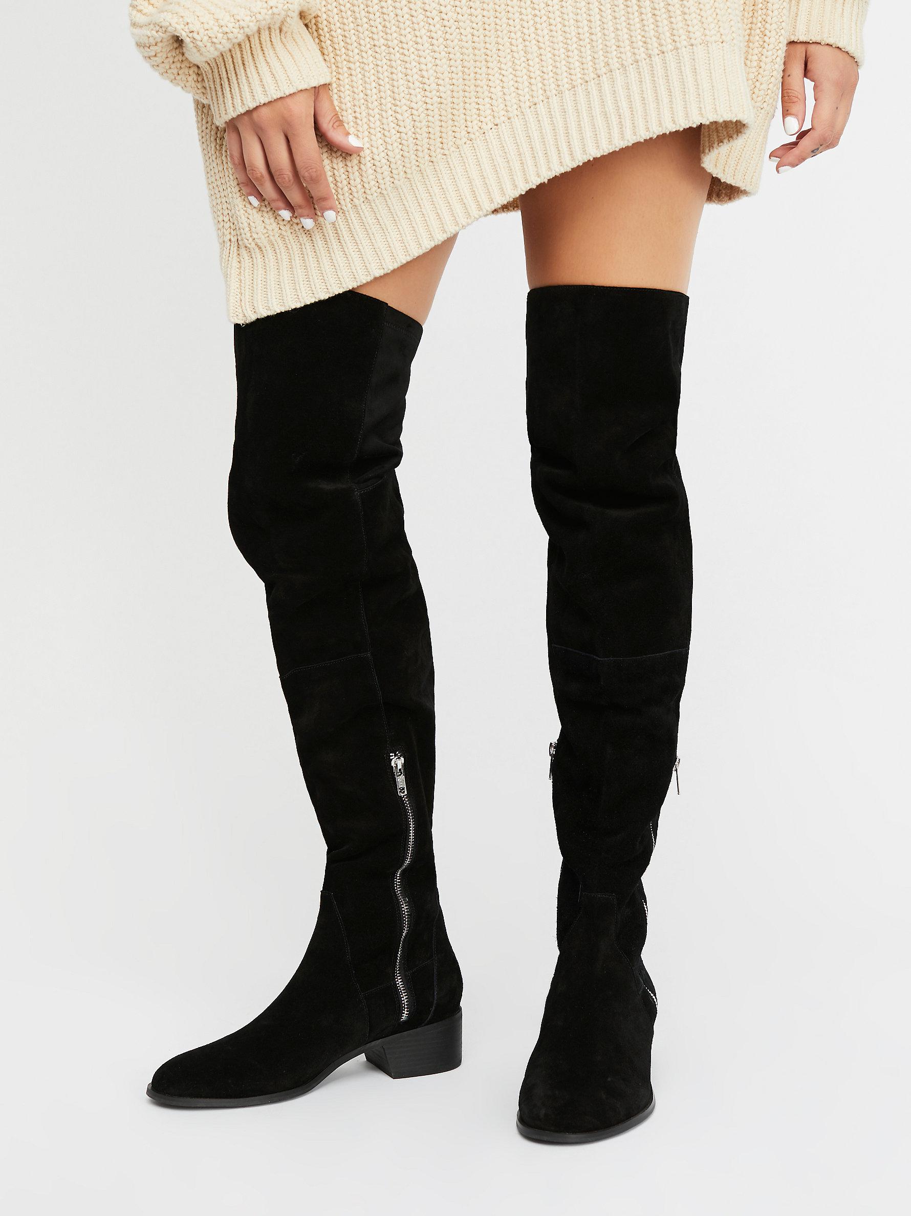 free people knee high boots
