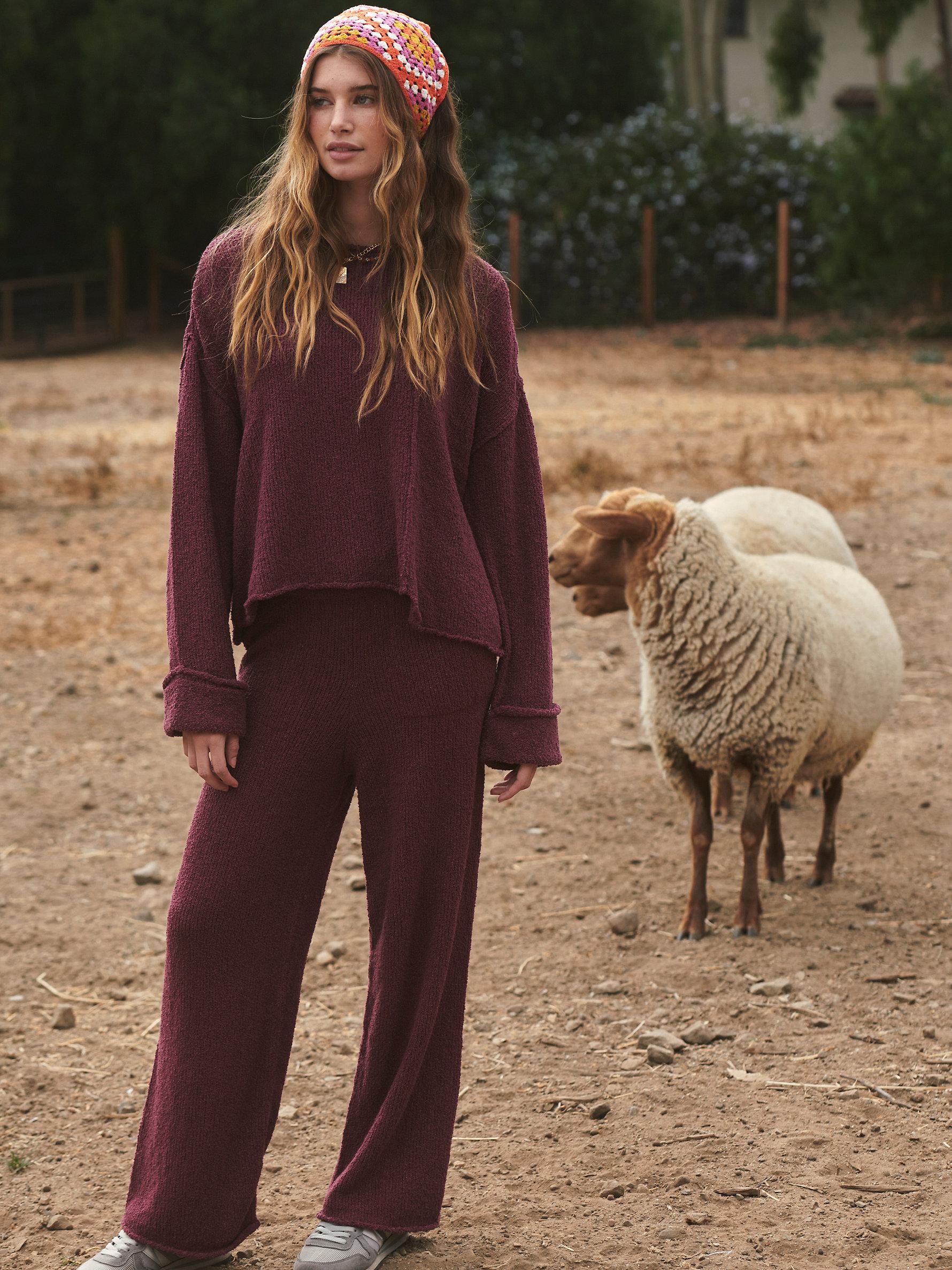 Free People Dunes Sweater Set in Brown Lyst