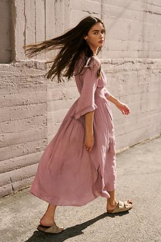 chinese dress ladies Free People Women's Bluebell Maxi, Cherry Combo, L at Amazon Women's  Clothing store
