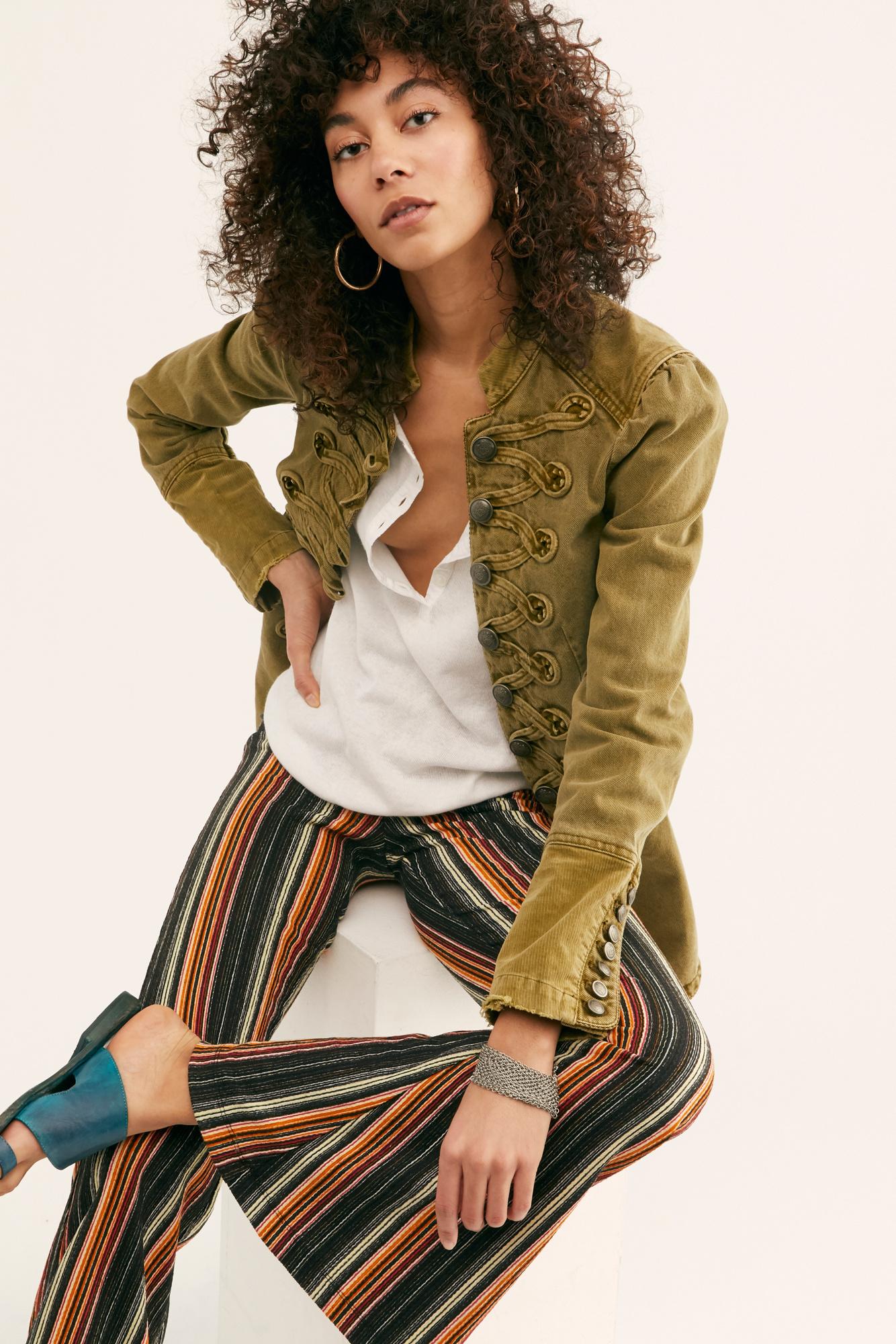 Denim Seamed And Structured Jacket 