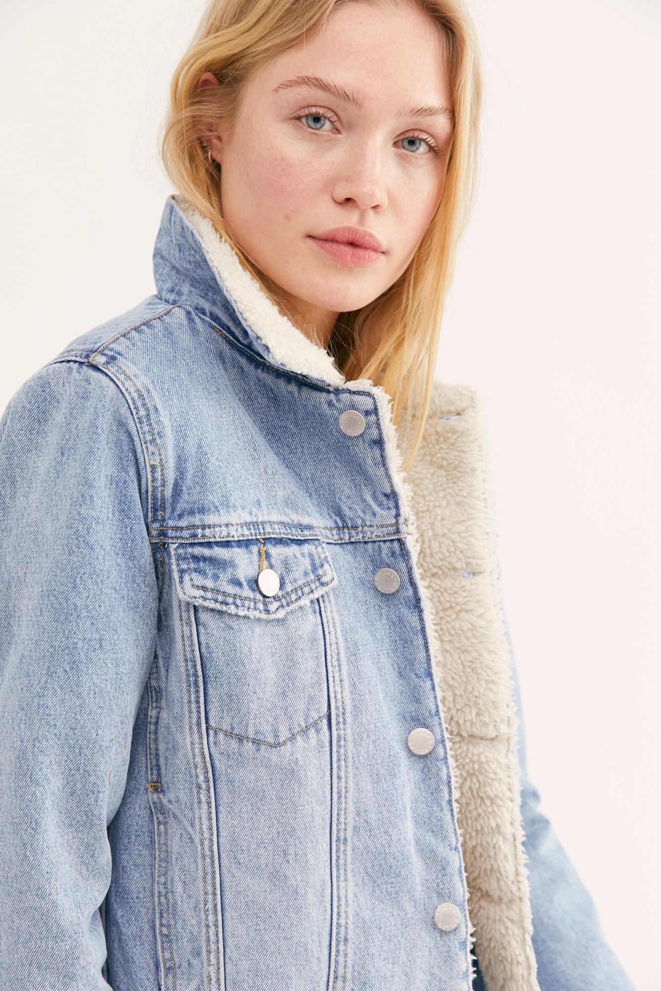 Rollas sherpa jacket cheap
