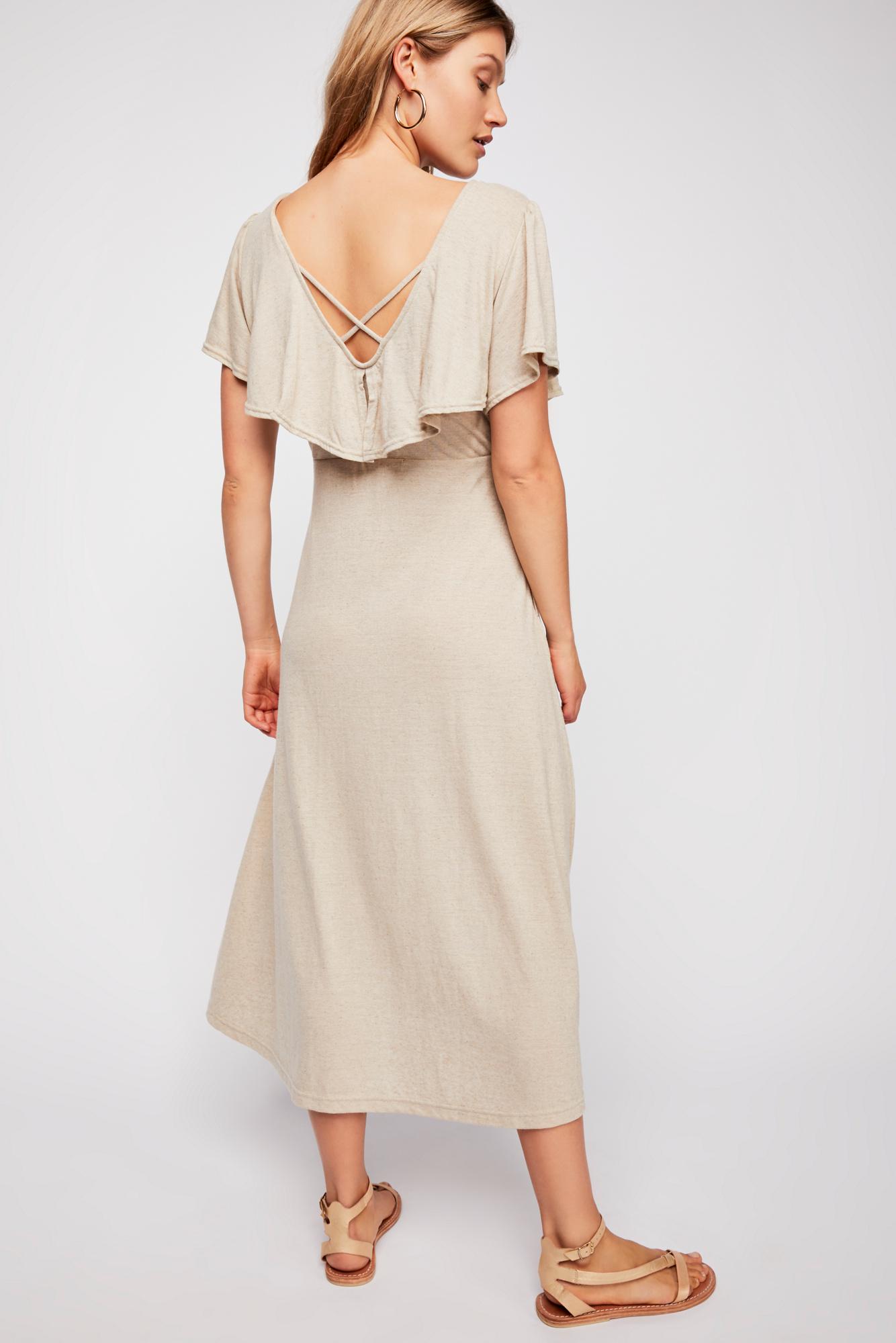 free people messenger midi dress