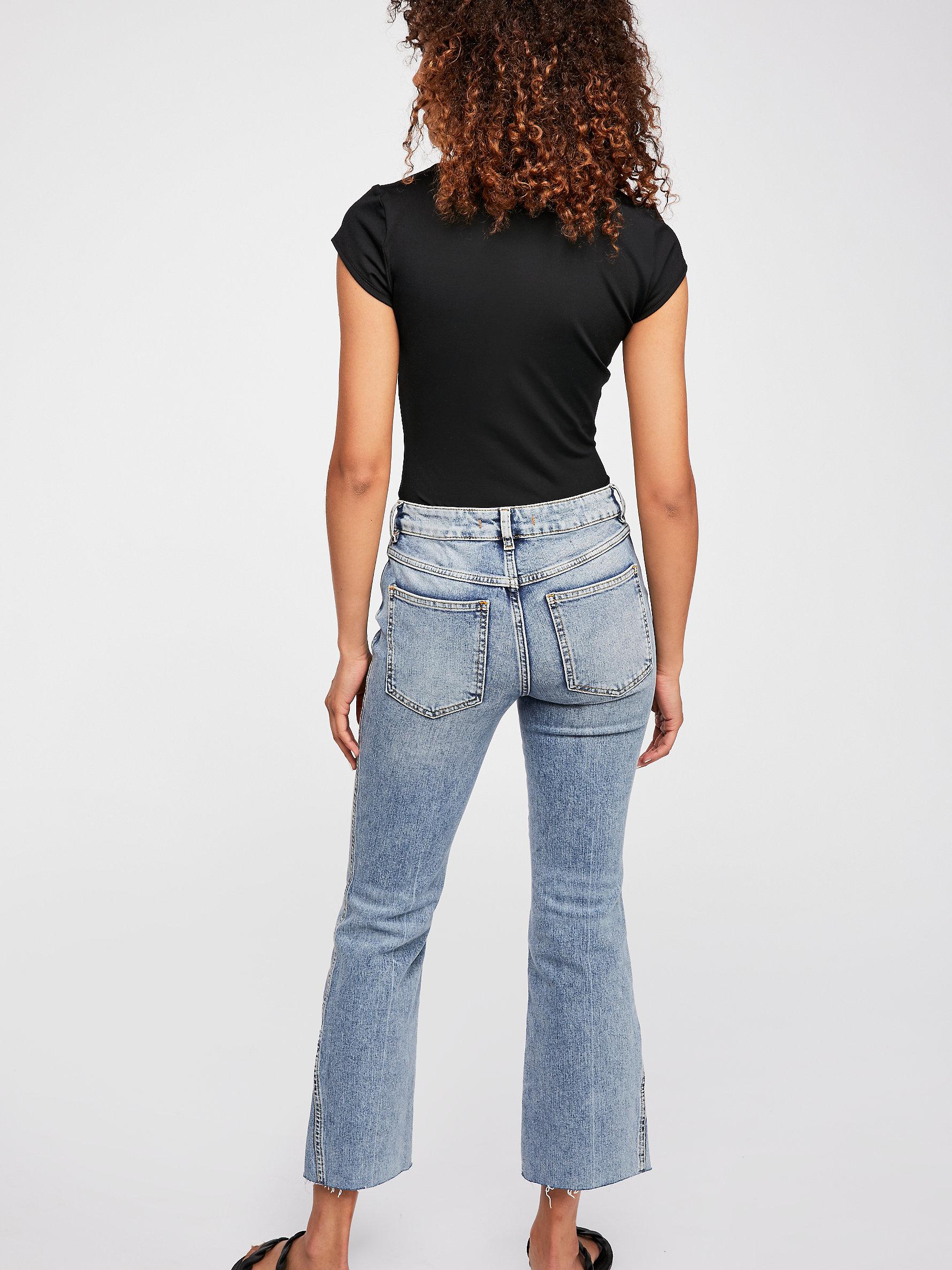 free people rita crop flare