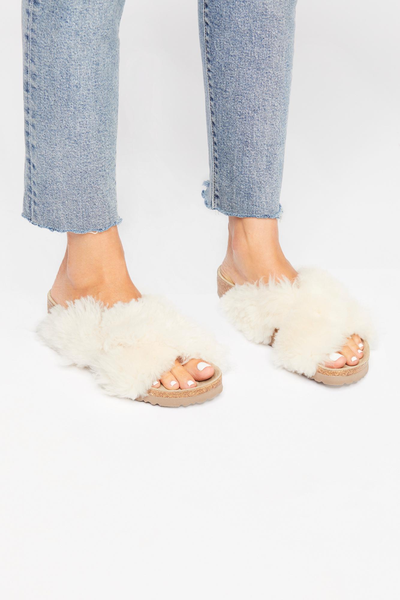 Birkenstock daytona hotsell shearling sandals