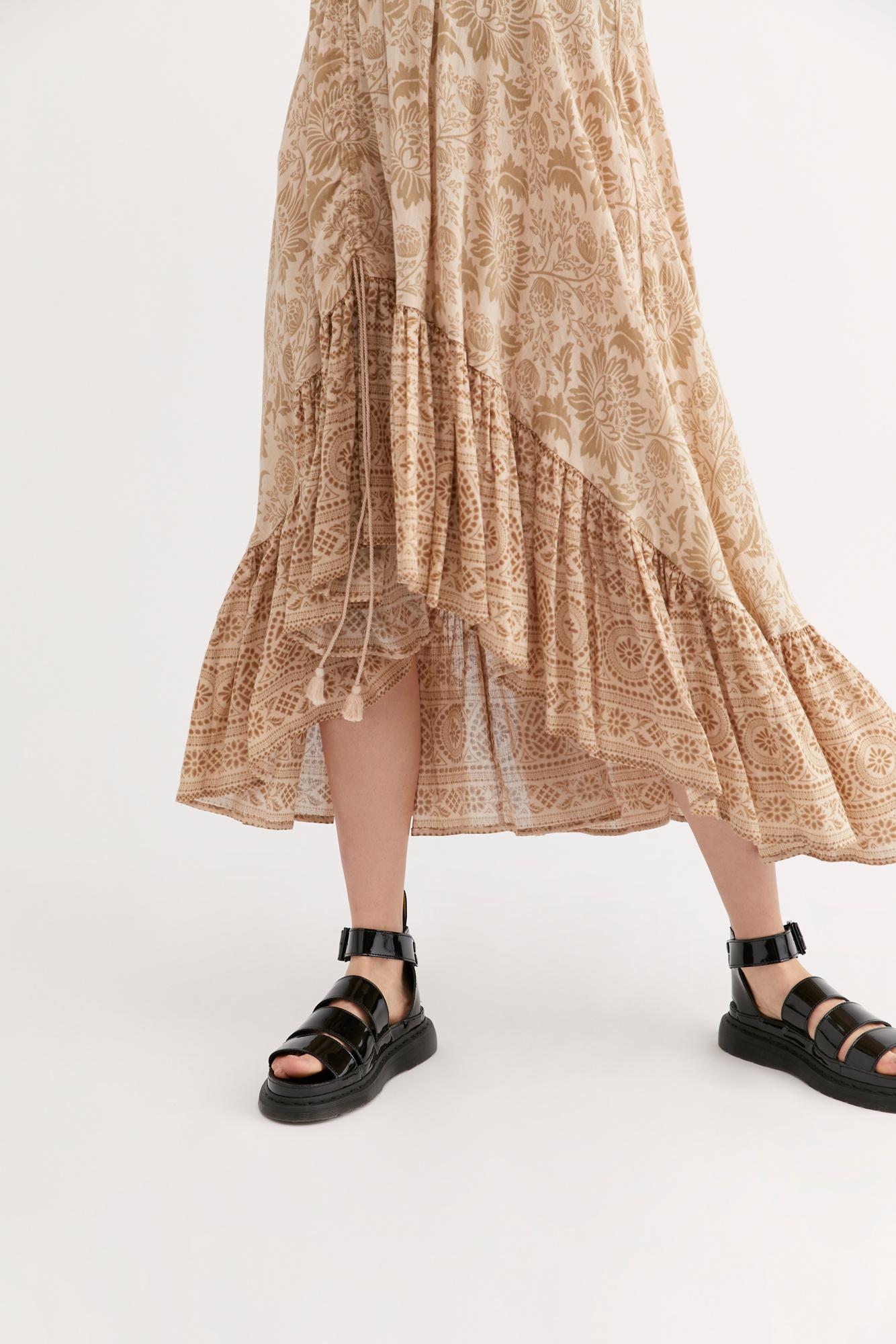 lioness ruched strappy dress