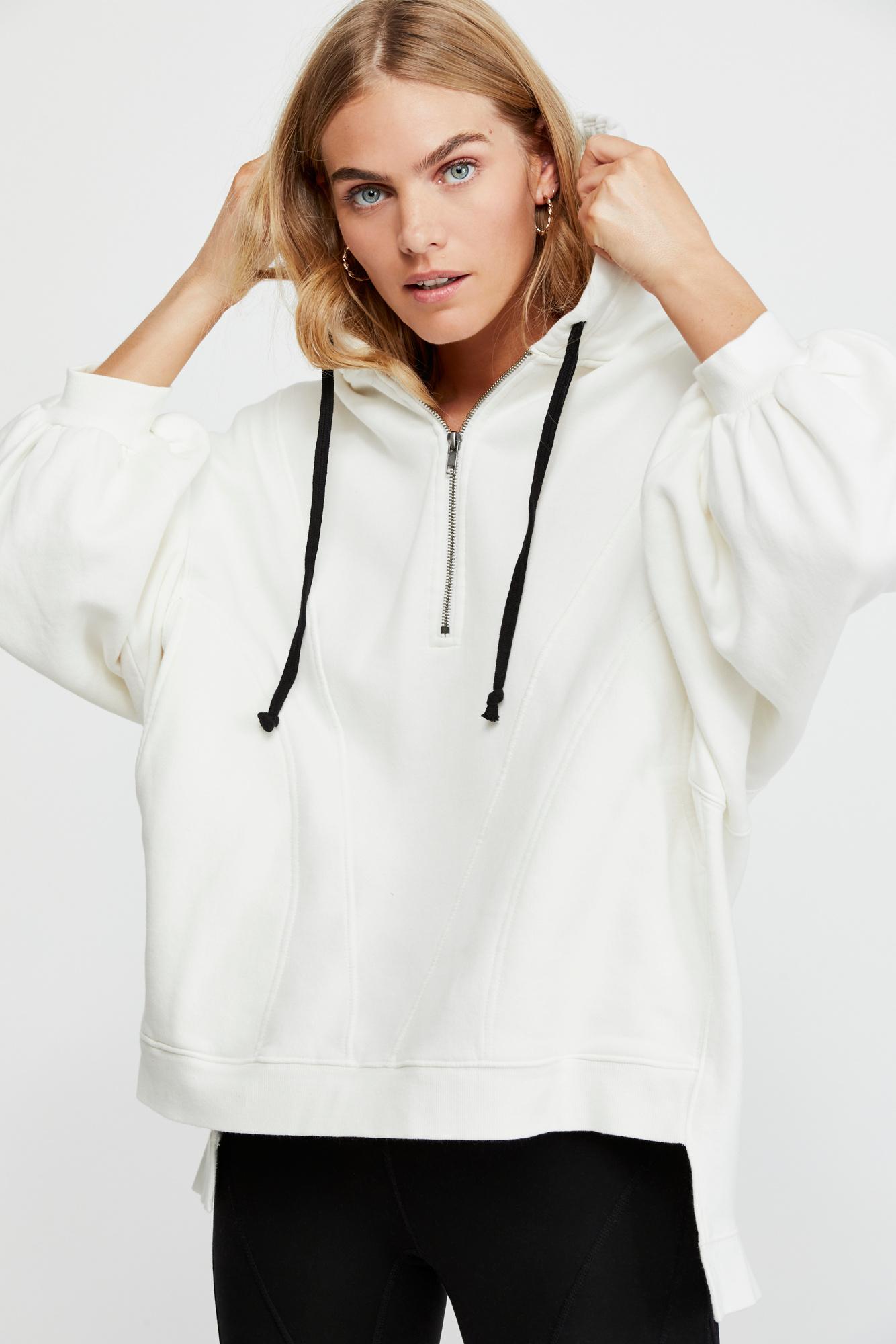 free people white sweatshirt