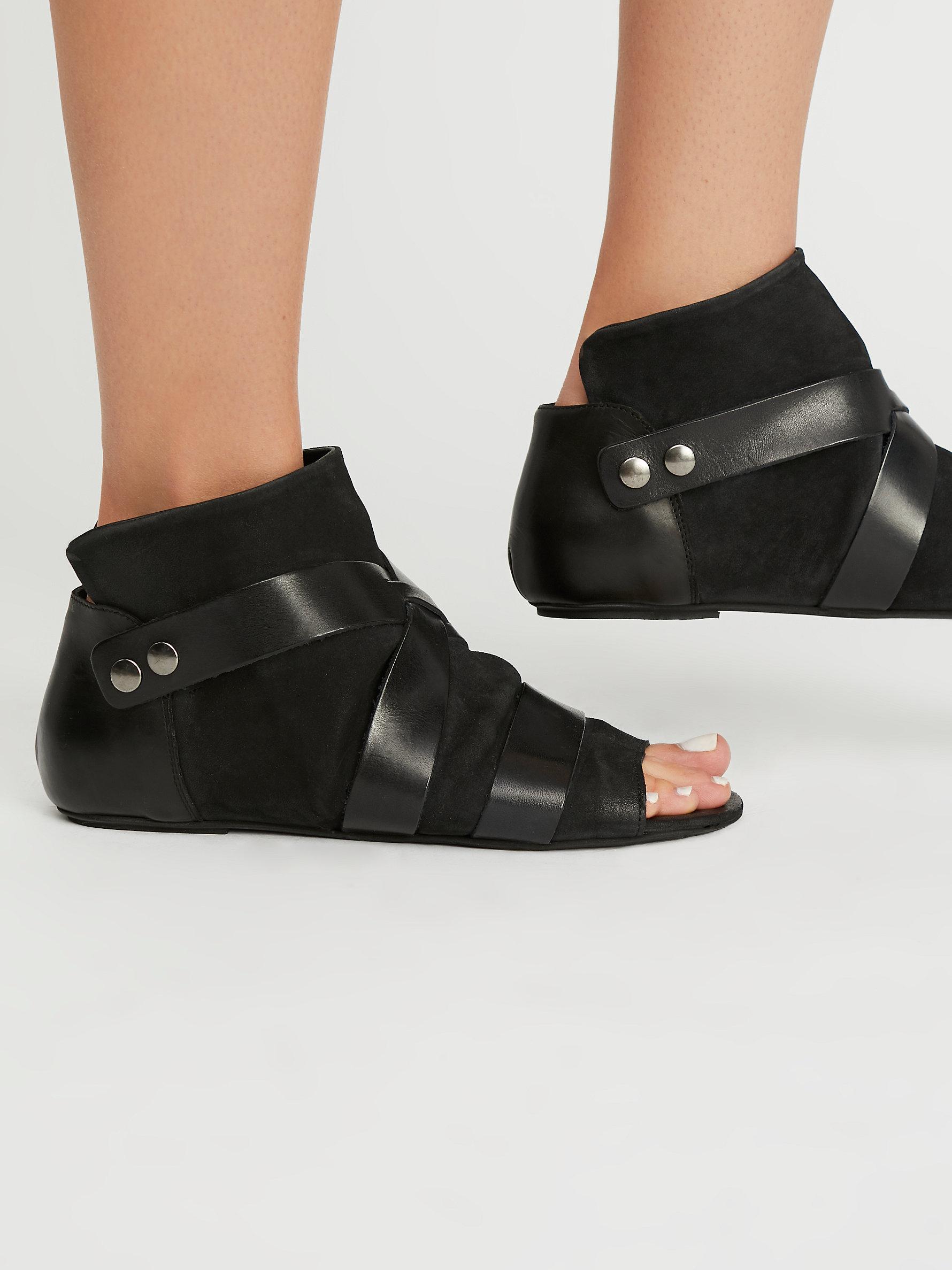 free people black sandals