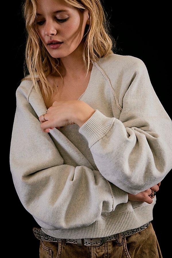 フリーピープル Free People We Hoodie レディース Sweaters Heather Grey Free People ALL YOUR LOVE HOODIE - HEATHER GREY – Sun Diego
