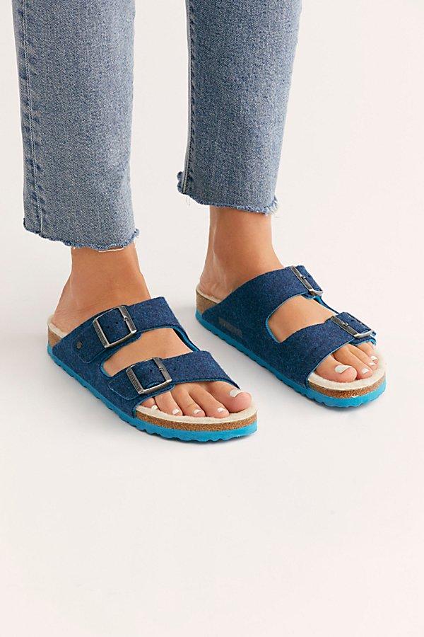 birkenstock arizona happy lamb wool sandal