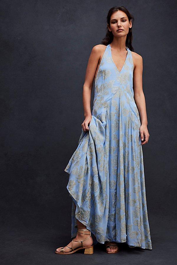 free people blue maxi dress Morning Glory Maxi (Blue)