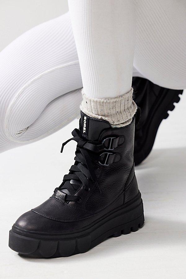 Sorel Caribou X Lace Up Boots in Black | Lyst