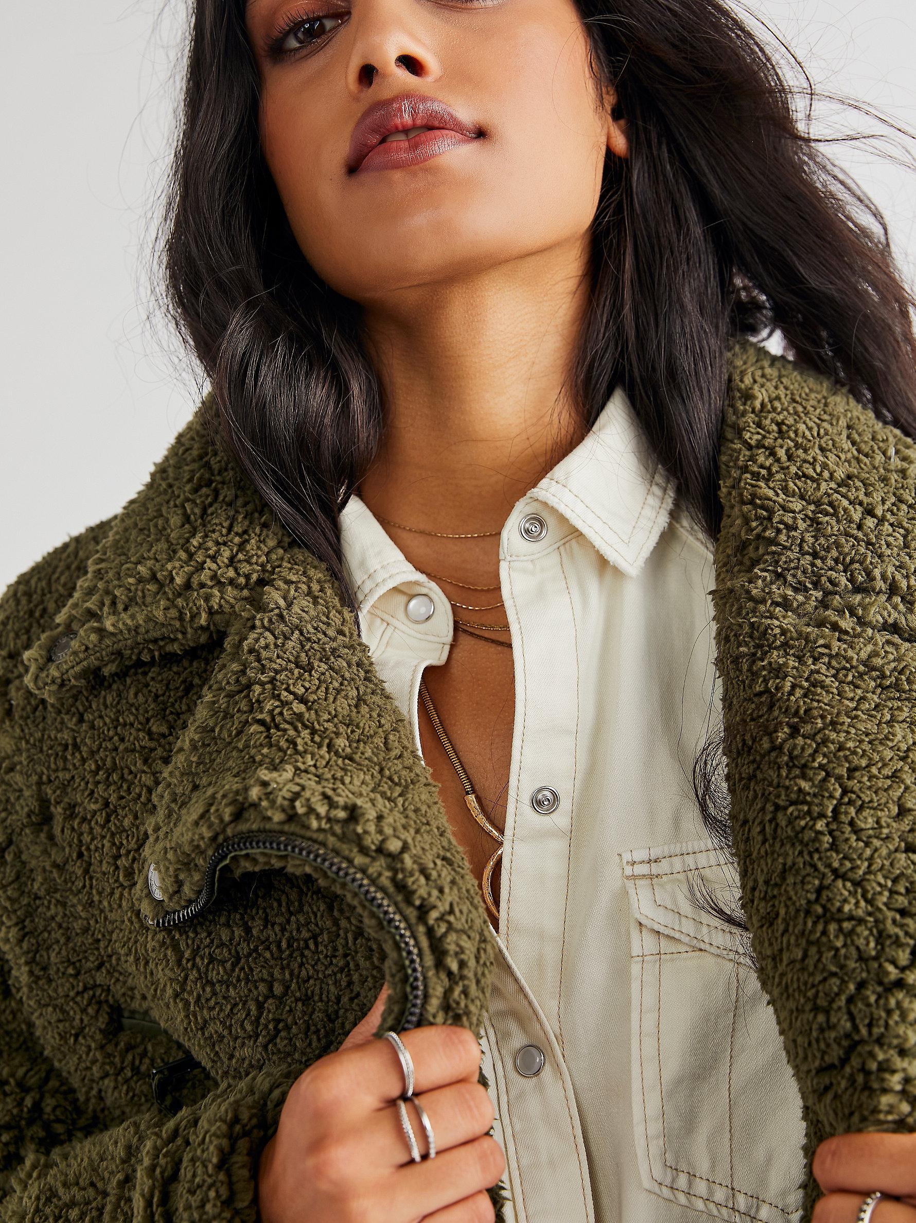 Free People So Cozy Slouchy Moto | Lyst 