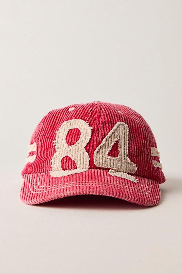 Free People Hollie Varsity Baseball Hat in Red | Lyst