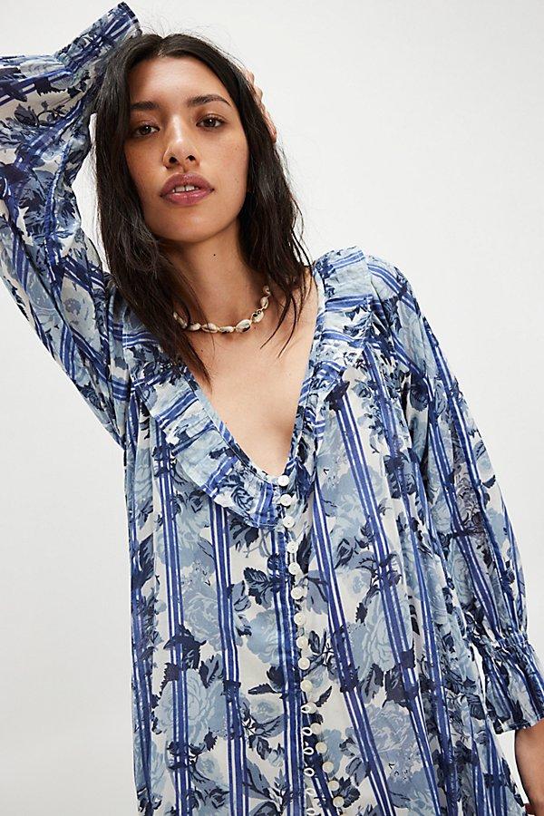 free people seven wonders maxi dress Garden Wonders Long Sleeve Cotton Maxi Dress