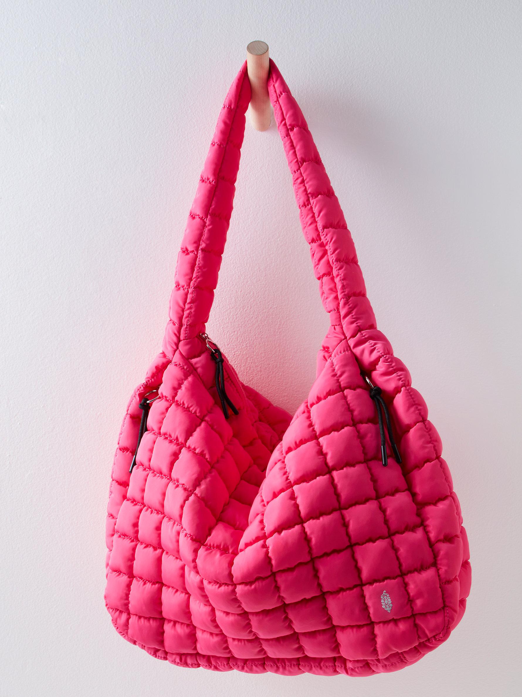 0006 Free People Quilted Pink Puffer Backpack Free People Large Backpacks for Women for sale | eBay main image 2